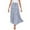 A-Sky Blue152, variant on XIAONU Women's Tiered Ruffle Maxi Skirt Cotton High Waist Drawstring Skirt Lightweight Breathable Bohemian Maxi Skirt
