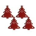 thumbnail image 2 of 4 Piezas Bolsa de Cubiertos de Navidad Organizadores de Cubiertos Porta Utensilios Porta Cubiertos de Navidad para Vajilla de Cocina, 2 of 9