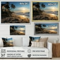 thumbnail image 4 of Designart "Tropical Vibes Beach Photo III" Nautical & Beach Floater Framed Canvas Wall Art, 4 of 7