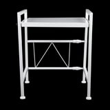 Miumaeov 2 Tier Microwave Oven Rack Stainless Steel Expandable Storage ...