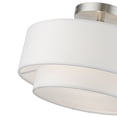 thumbnail image 2 of Livex Lighting - Meridian - 2 Light Semi-Flush Mount In Timeless Style-7.75, 2 of 8