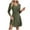 Green, variant on yillto Womens Sweater Dresses for Fall Knee Length Knit Long Sleeve V Neck A Lined Dress Winter Outfits