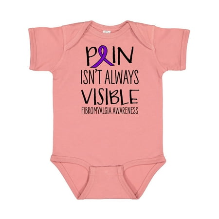 

Inktastic Fibromyalgia Awareness Pain Isn t Always Visible Gift Baby Boy or Baby Girl Bodysuit