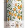 thumbnail image 6 of Summer Fruit Sheer Curtains 2 Panels Set Watercolor Orange Flower Farmhouse Country Sheer Window Curtains Light Filtering Rod Pocket Voile Drapes for Bedroom Living Room 52"X72", 6 of 9