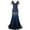 Blue, variant on Women Evening Dress 1920s Flapper Cocktail Mermaid Plus Size Formal Gown Vintage Wedding Party Maxi Dresses Gray XXL