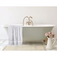 thumbnail image 4 of Utopia Towels Luxurious Jumbo Bath Sheet 2 Piece, 600 GSM, 35 by 70 Inches, 100% Ring Spun Cotton, Highly Absorbent and Quick Dry Extra Large Bath Towel, Super Soft Towel, Silver, 4 of 5