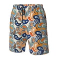 thumbnail image 2 of Yiaed Fashionable Paisley Print Men's Swim Trunks with Lining Quick Dry Sports Shorts Beach Shorts Boardshorts-X-Large, 2 of 5