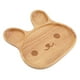 thumbnail image 5 of Bandeja De Servicio De Madera Ligera Reutilizable, Plato De Postre Para Niños, Para Niños ANGGREK Wooden Plate, 5 of 8