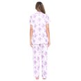 thumbnail image 4 of Casual Nights Women's Short Sleeve Floral Pajama Set, 4 of 5