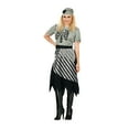 thumbnail image 2 of Black and Gray Pirate Women Adult Halloween Costume - Small, 2 of 6