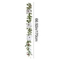 thumbnail image 3 of Christmas Garland, Poinsettia Vine, 66.9 Inch Simulation Christmas Flower Wall Hanging, Waterproof Flexible Decorative Holiday Greenery, 3 of 7