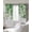 White, variant on Country Leaves Blackout Curtains for Bedroom/Living Room, Thermal Insulated Kitchen Curtains, Watercolor Green Leaf Branches Vine Botanical Grommet Darkening Window Treatment Drapes 52"x72"x2