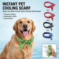 thumbnail image 3 of Cooling Dog Bandana Scarf, Reusable Summer Cooling Pet Neck Wrap for Heat Relief & Heatstroke Prevention, Lightweight Chilling Dog Scarf for Outdoor Walking, Travel & Grooming, 3 of 9