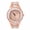 Rose Gold, variant on Men’s 48mm Fully Iced Out Baguette Watch with Simulated Diamonds – Luxury Hip Hop Bling Timepiece, 7" Band, Gift for Him - Black