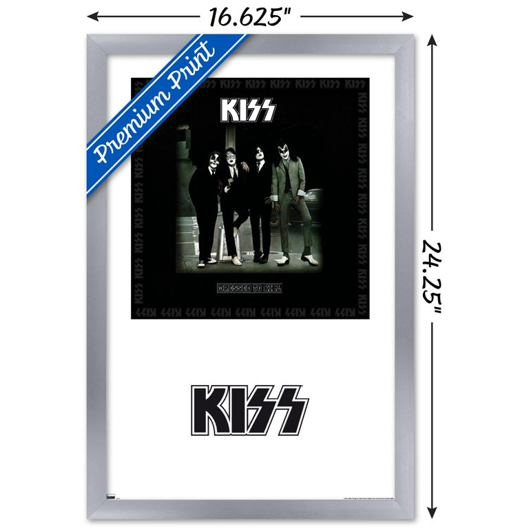 KISS - Dressed To Kill Album Series Wall Poster, 14.725" x 22.375" Framed -  Walmart.com
