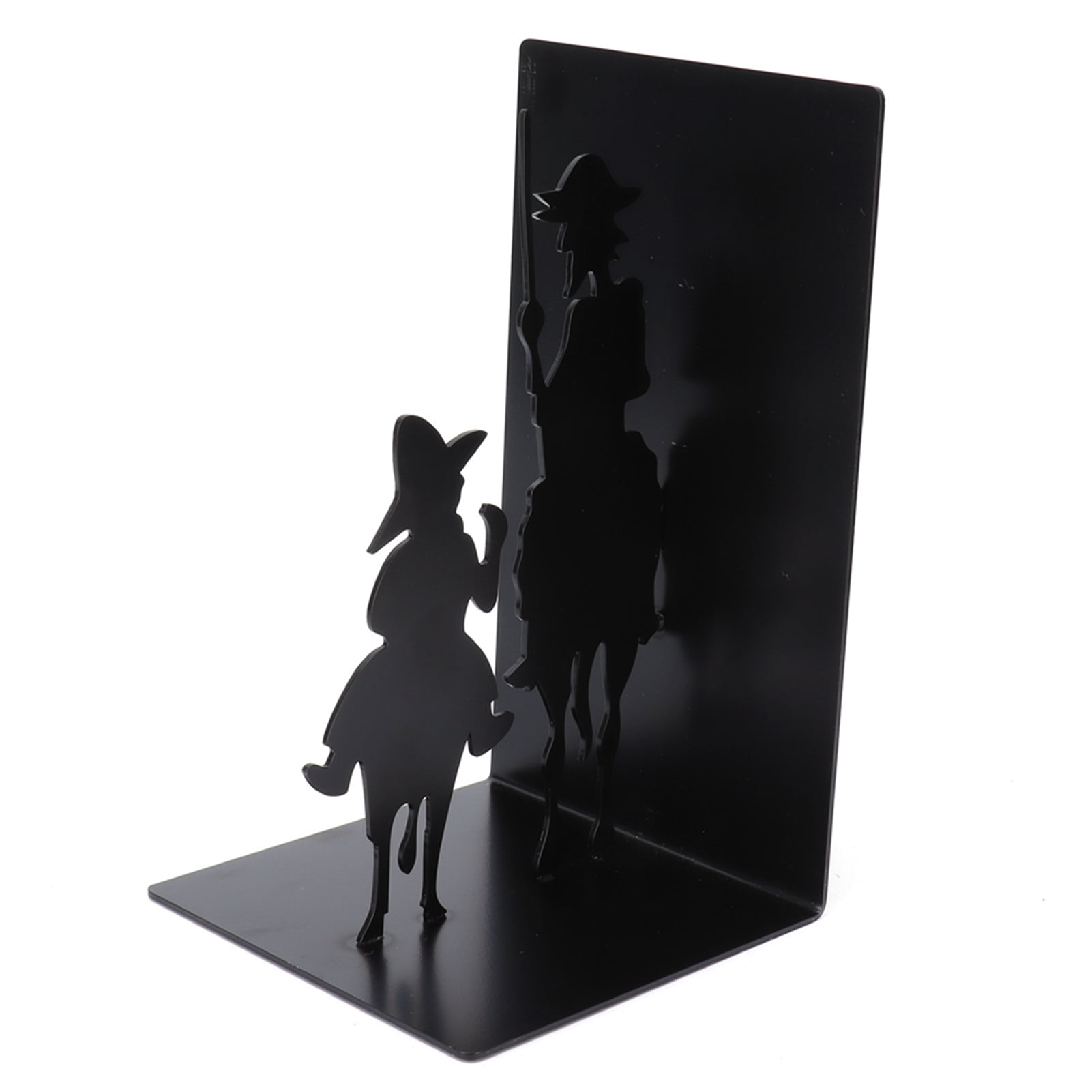 Book Rack, Space Saving Bookend Rounded Corner Design TShaped