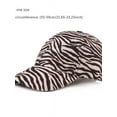 thumbnail image 2 of Topumt Women Men's Cotton Leopard Pattern Hat Ladies Winter Fleece Warm Baseball Cap for Girls, 2 of 3