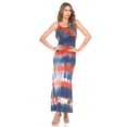 thumbnail image 2 of White Mark Robe Maxi Superposée Teinture sur Nœuds Kalea pour Femme, 2 of 5