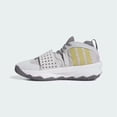 thumbnail image 2 of Ad-id-as Mens Dame 8 EXTPLY Basketball Shoes Gold Metallic Grey 10.5 / 12 IG8086, 2 of 6