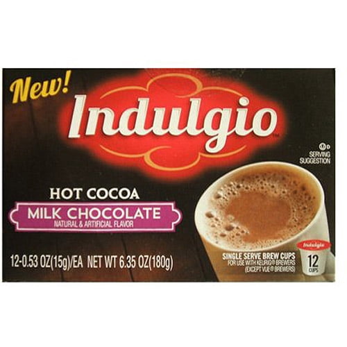 Indulgio Milk Chocolate Hot Cocoa Single Serve 12ct by Trilliant Food