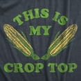 thumbnail image 2 of Mens This Is My Crop Top T Shirt Funny Farming Corn Crops Joke Tee for Guys Graphic Tees, 2 of 9