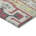 thumbnail image 4 of HomeRoots 598473 5 x 8 ft. Linen Pink & Yellow Aztec Washable Indoor & Outdoor Rectangle Area Rug, 4 of 5