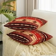 thumbnail image 2 of Aztec Cushion Cover 16x16 Inch, Tribal Arrow Throw Pillow Cover, Vintage Southwestern Bohemian Pillow Cover, Western Star Decorative Pillow Cover Exotic Geometric Stripes, 2 of 6