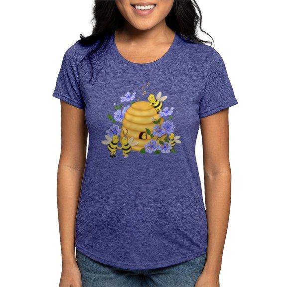 CafePress - Honey Bee Dance T Shirt - Womens Tri-blend T-Shirt