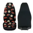 thumbnail image 3 of Uorisanigo Car Seat Covers for Front Seats Automotive Interior Accessories Coral Velvet Cloth Red Ladybug Car Seat Cover Universal Fit Cars Trucks and SUV, Set of 2, 3 of 7