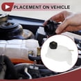 thumbnail image 3 of Unique Bargains 1 Set Engine Coolant Reservoir Water Expansion Tank for RENAULT CLIO MK4 2012-ON Coolant Radiator Reservoir Bottle with Cap No.217104354R/217107259R, 3 of 6