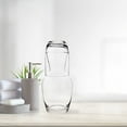 thumbnail image 5 of Trinkware Clear Glass Bedside Carafe with Tumbler Night Set 24oz, 5 of 6