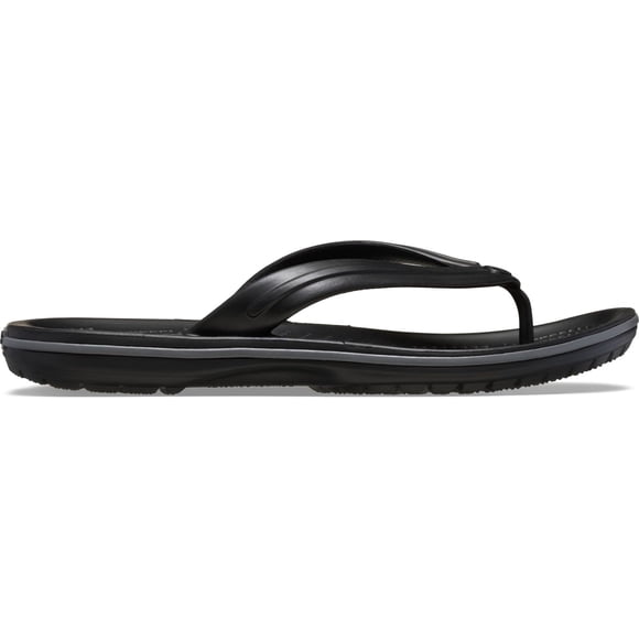 Sandalias Crocs Crocband Tipo Flip Flop Negro Gris Pizarra Unisex