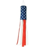 XZNGL Anneau lumineux Jour de l'Indépendance American Us Flag Windsock Stars And Stripes Windsock Décoration