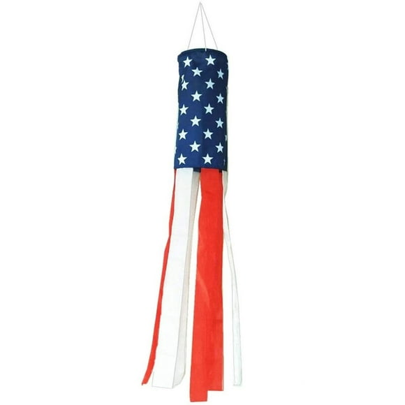 XZNGL Anneau Lumineux Independence Day American Us Flag Windsock Stars And Stripes Windsock Decoration