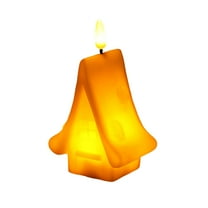 Bfogop Lighted Plastic Christmas Tree Decor Gift LED Festive Figurines with Lights for Table Mantel Tabletop Fireplace Xmas Holiday Winter Decor Indoor Outdoor Camping Decorative Lighting