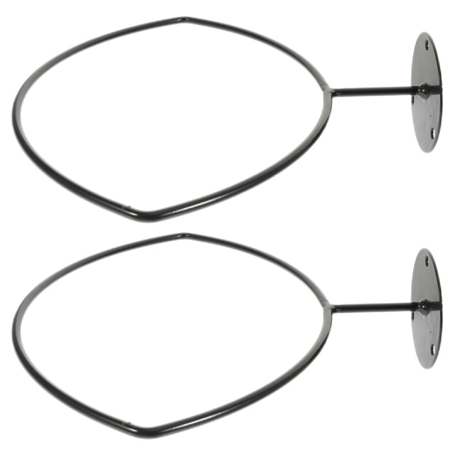 KAKOWELY 2 soportes de pared para balones de fútbol, soporte de pared para balones de hierro, expositor de balones de hierro