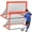 Orange, variant on 2 Pack 4'x3' Pop Up Soccer Goals, Portable Foldable Practice Soccer Net Set with Heavy Duty Netting & Metal L-Shaped Connection for Backyard Garden Beach