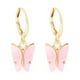 thumbnail image 5 of Paquete de 8 pares de pendientes de aro pequeños de oro con abalorio, mini aros de plata con abalorio, juego de pendientes de aro Huggie para niñas adolescentes y mujeres oso de fresa  Electrónica, 5 of 5