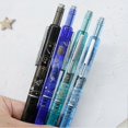 thumbnail image 4 of Fountain Pen, Retractable Writech Pen, 0.38mm Calligraphy Pens With 5 Refillable Ink Cartridges for Smooth Writing (Black) Black One Size, 4 of 5