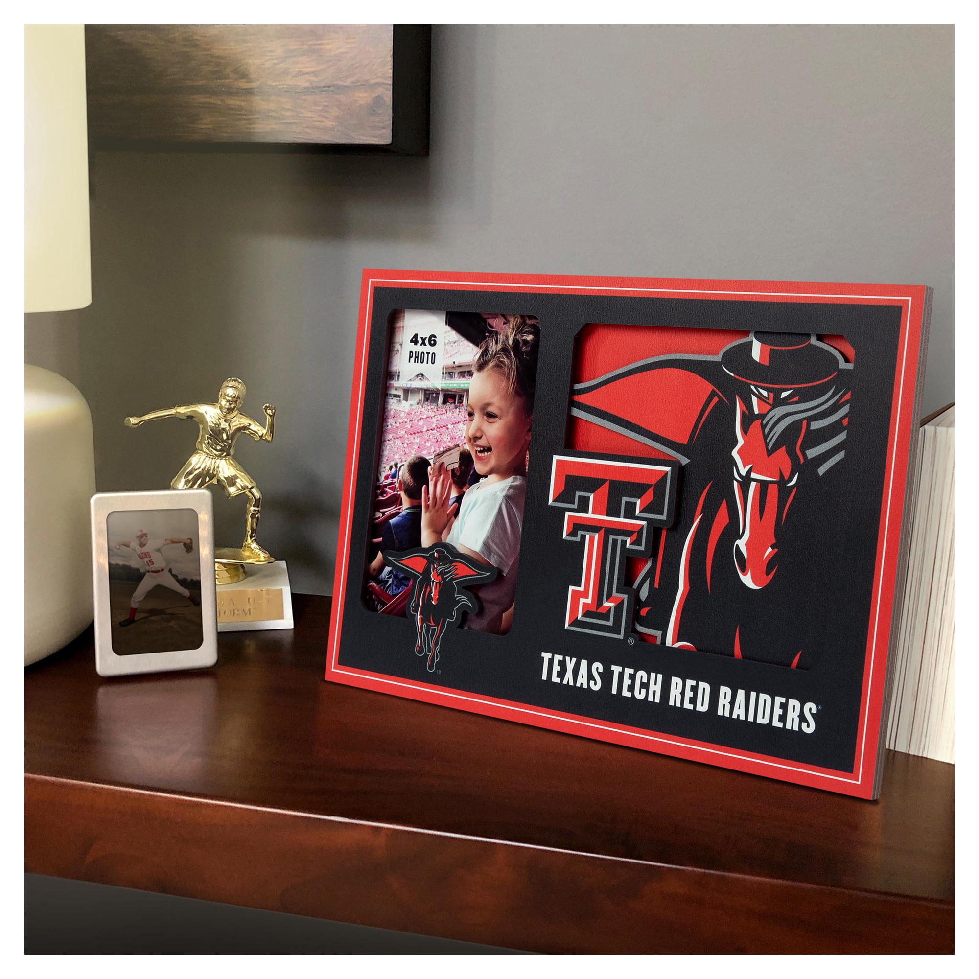 IDNA Texas Tech Red Raiders 3D Logo Series Picture Frame