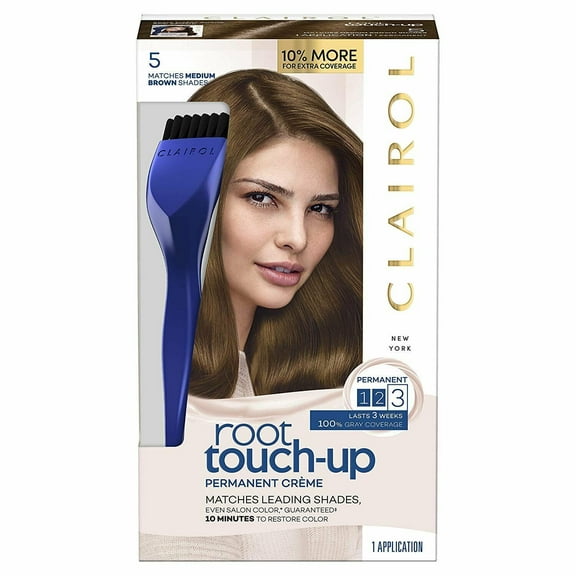Nice'n Easy Root Touch-Up, Medium Brown [5], 1 Each, 2 Pack