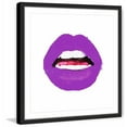 thumbnail image 2 of "Lips Colors Purple" Framed Painting Print, 2 of 6