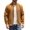 Light Brown, variant on Mens Casual bomber Jacket Spring Windbreaker Jacket Lightweight Zip Up Light Jacket