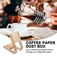 thumbnail image 5 of KHBUAB 1Pack Coffee Filter Holder V Shape Yellow Wooden for Home and Coffee Enthusiasts, 5 of 8