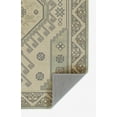thumbnail image 3 of Momeni Anatolia Wool and Nylon Medallion Sage Area Rug 6'6" X 9', 3 of 7
