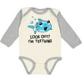 thumbnail image 3 of Inktastic Look out I'm teething- cute shark Boys or Girls Long Sleeve Baby Bodysuit, 3 of 5