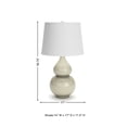 thumbnail image 3 of Signature Design by Ashley Saffi Ceramic Table Lamp in Cream, 3 of 5