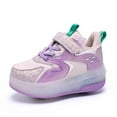 thumbnail image 3 of Kids LED Roller Skate Shoes with Wheel Light up Roller Shoes Kids Skates Sneakers Gift for Girls Boys Children, 3 of 18