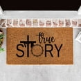 thumbnail image 2 of DJN Up to 30% Off Carpet Doormat Rug Custom Door MatFront Door Outdoor Entrance Porch Mat With Slip Polyester Floor Mat Polyester Brown One Size, 2 of 9
