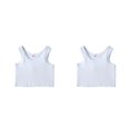 thumbnail image 1 of Minnieouse Chaleco corto para mujer, camisetas sin mangas de verano, ropa interior estirable, sin mangas, sin costuras, jersey transpirable de Type3 NO3, 1 of 6